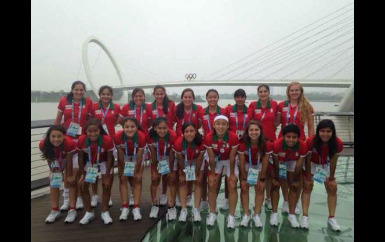 La Selección mexicana sub 15 participa en Nanjing 2014. ESPECIAL /