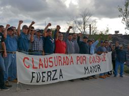 Mineros tomaron las instalaciones de Buenavista del Cobre el día 20 de agosto. SUN /