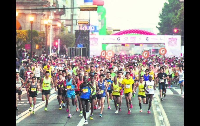 Running callejero. El maratón de Guadalajara, a celebrarse el 19 de octubre, tendrá un cupo máximo de tres mil 500 participantes. EL INFORMADOR /