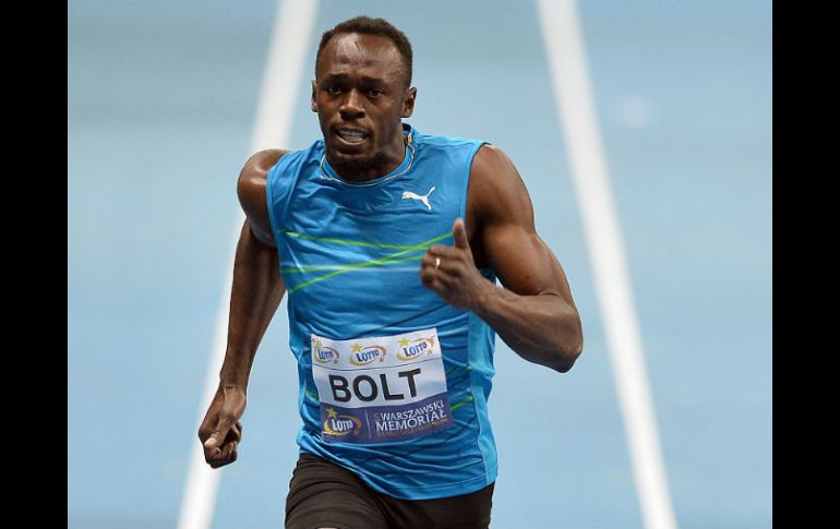 Los entrenamientos de Bolt se han visto perturbados este año por una lesión. AFP /