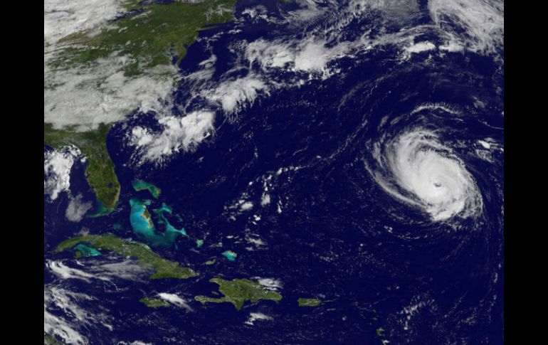 Imagen satelital de la NASA del huracán ''Edouard''. AFP  /