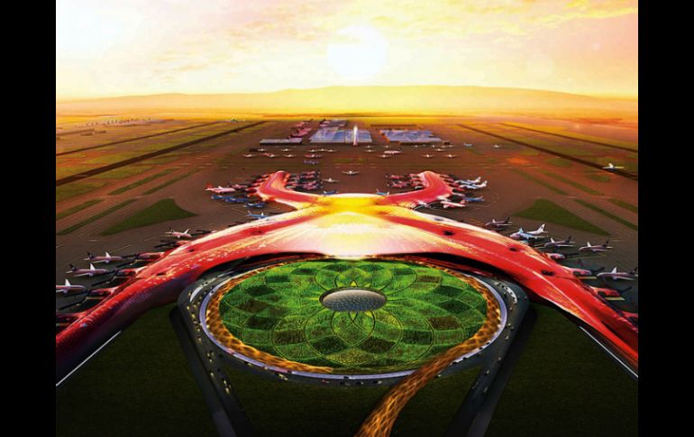 Se prevé que el nuevo aeropuerto tenga un presupuesto total de 169 mil MDD. EL UNIVERSAL ARCHIVO /