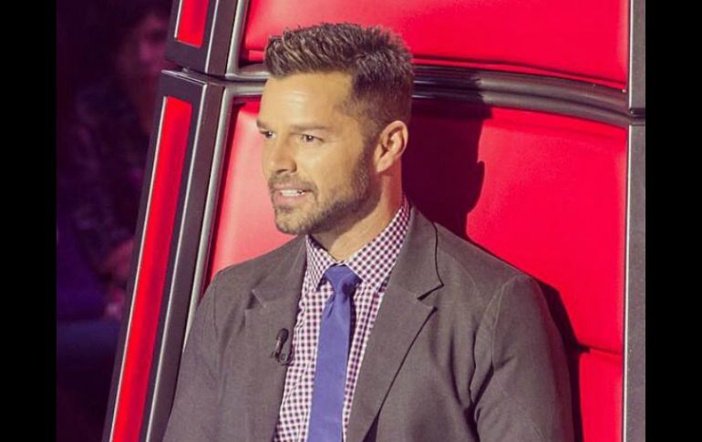 El boricua se encuentra trabajando como coach en el programa 'La Voz'. FACEBOOK  Ricky Martin  /
