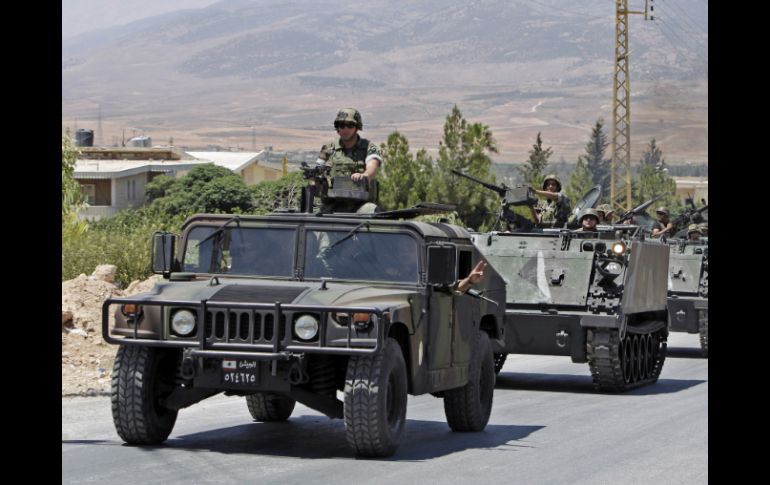El ejército libanés vigila las calles del país debido a los recientes atentados. AP ARCHIVO  /