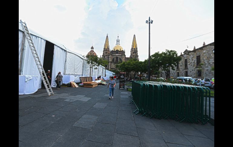 El evento al que asistirá el Presidente Peña Nieto se celebrará en la Plaza Liberación de Guadalajara. EL INFORMADOR / A. García