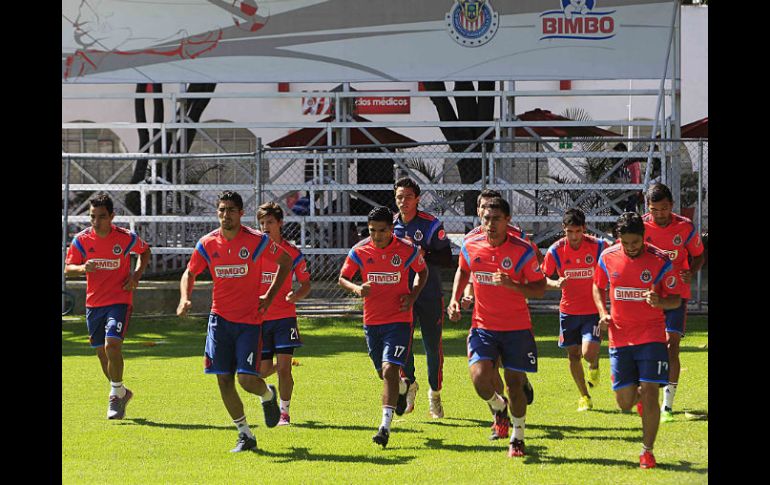 Las Chivas cerraron su preparación para el juego contra el Toluca en las instalaciones de Verde Valle. EL INFORMADOR / M. Vargas