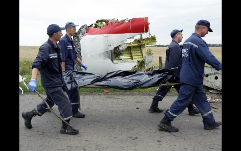 El vuelo se estrelló en Ucrania, donde guerrilleros se acusan de haberlo derribado. EFE / ARCHIVO.