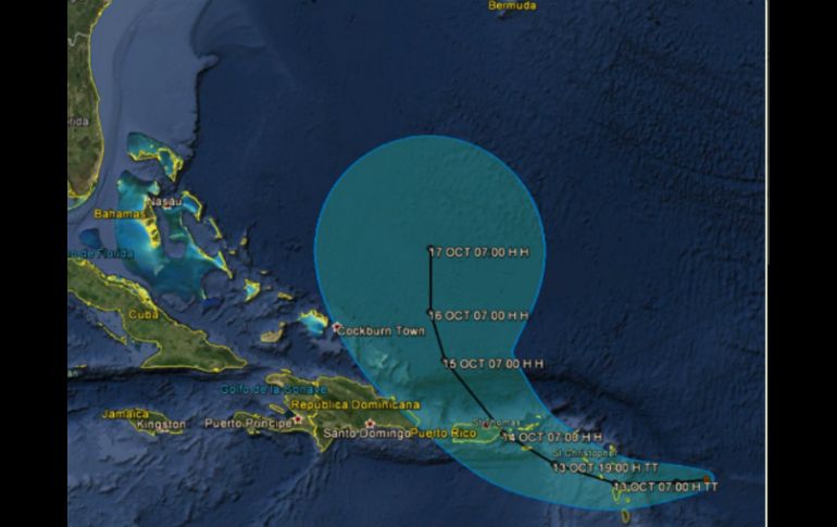 El próximo martes podría convertirse en huracán categoría I y para el jueves huracán categoría II. TWITTER /  @conagua_clima