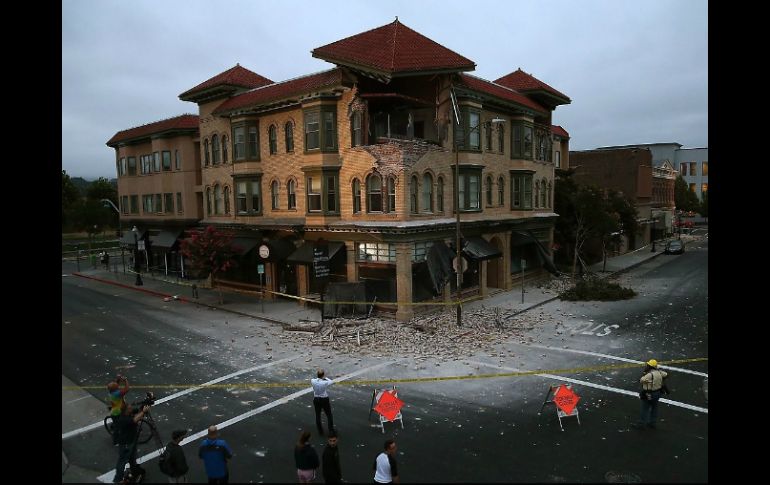El 24 de agosto el norte de California fue sacudido por el temblor más fuerte en 25 años. AFP / ARCHIVO