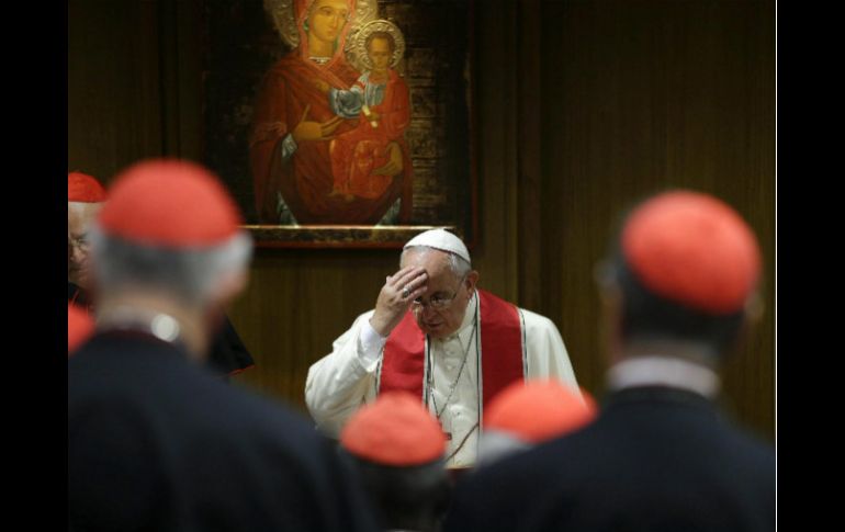 El Pontífice abre con esta declaración el consistorio en el que abordará hoy con cardenales y patriarcas la situación en Oriente Medio. EFE / M. Rossi