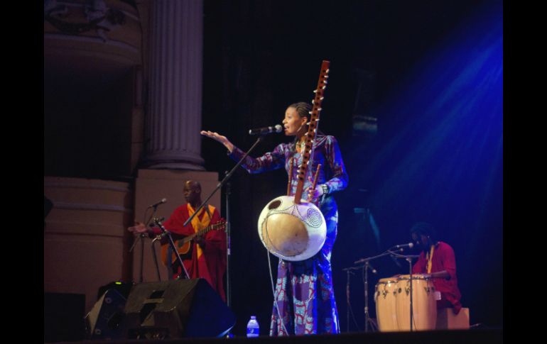 La Kora, un instrumento del oeste de África, es una especie de arpa de 21 cuerdas. NTX / H. Borges