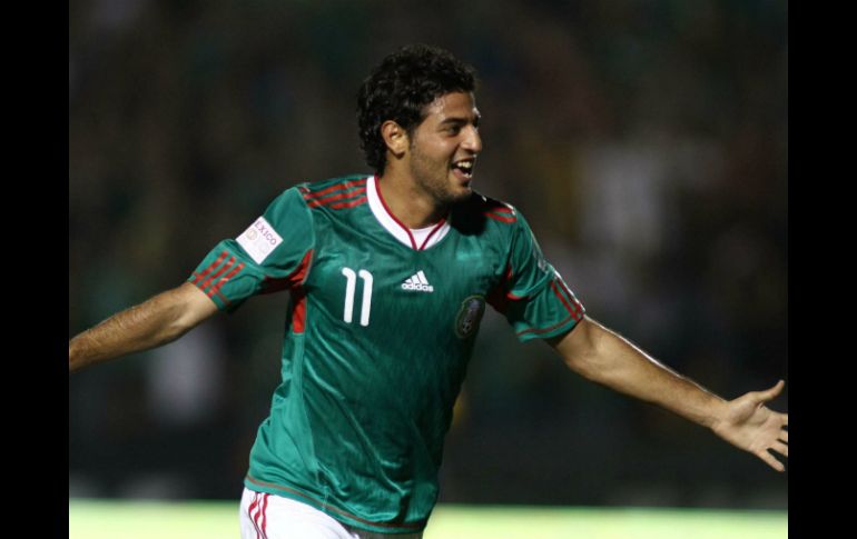 Carlos Vela no juega con la camisa de la Selección mexicana desde el 29 de noviembre del 2010. MEXSPORT / ARCHIVO.