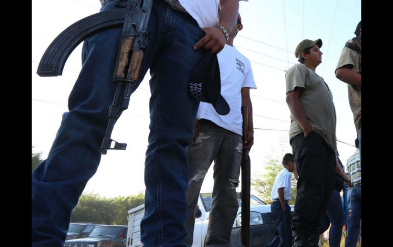 La Policía Rural de Apatzingán informó que este lunes se montó un operativo de resguardo y seguridad en la comunidad de 'El Sandoval'. EFE / ARCHIVO