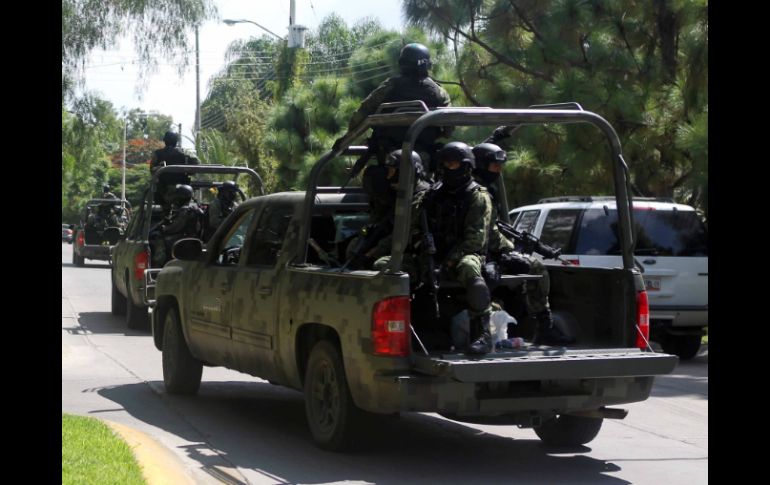 Los militares realizaban un recorrido de patrullaje cuando fueron atacados por los hombres armados. EL INFORMADOR / ARCHIVO