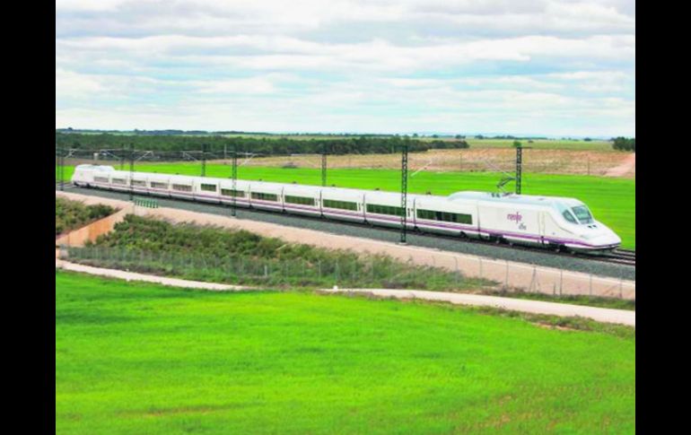 Prototipo. El tren de alta velocidad México-Querétaro será similar al de la imagen. ESPECIAL /