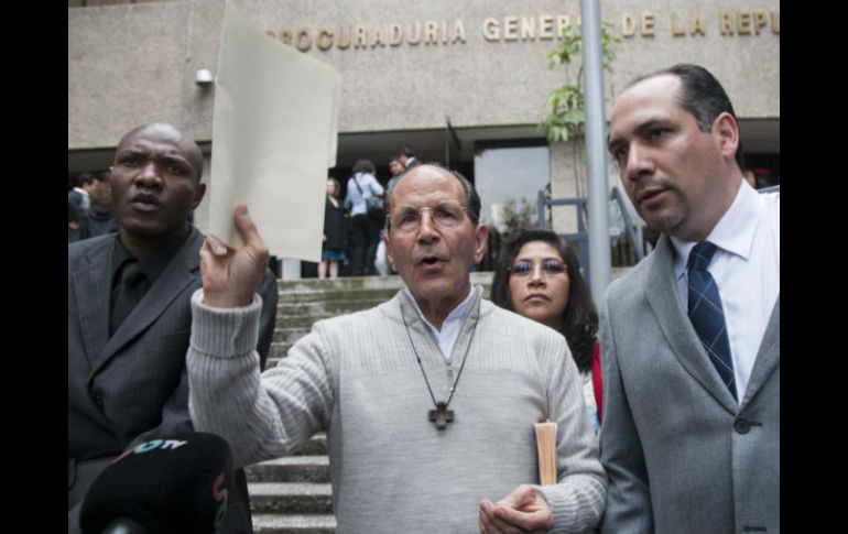 Solalinde llegó a declarar ante la PGR con los testimonios de personas que presuntamente vieron a los desaparecidos. SUN / ARCHIVO