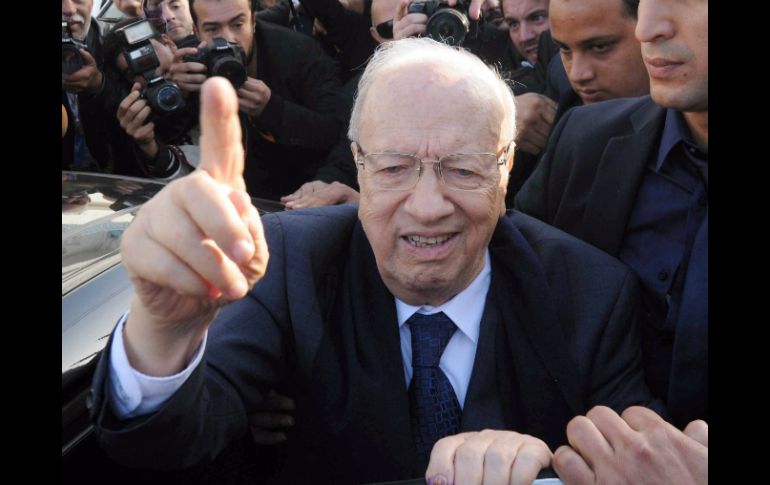 Beji Caid Essebsi de 87 años buscará la presidencia en las votaciones del próximo 26 de noviembre. EFE / STR