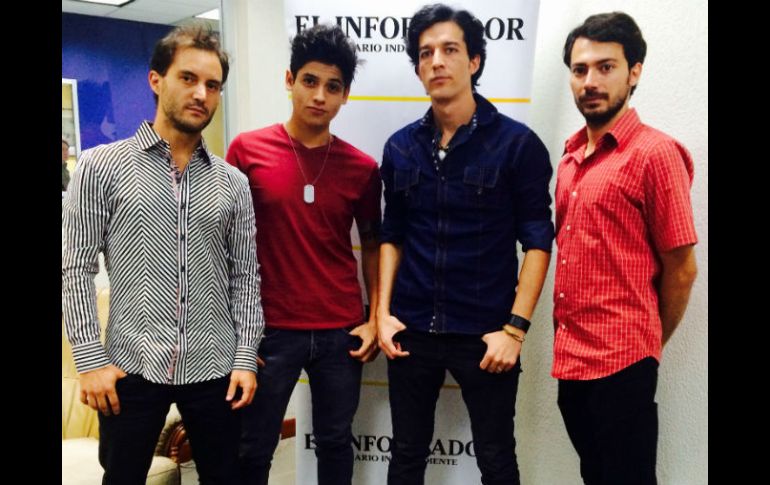 La banda está promoviendo el primer sencillo 'Me Pides'. EL INFORMADOR / E. Esparza