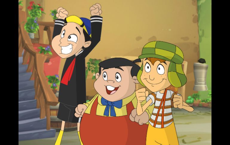 Los habitantes de la vecindad acompañan al legendario 'El Chavo del Ocho' en la versión animada de la serie. EL INFORMADOR / ARCHIVO