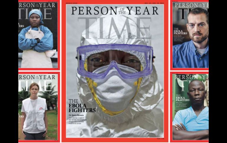 Esta es la portada de la revista Time sobre la lucha contra el ébola. ESPECIAL / time.com