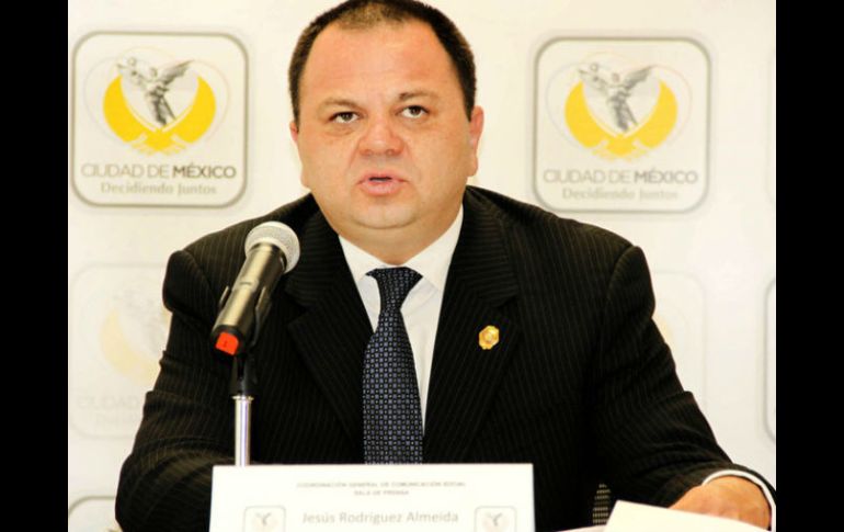 Jesús Rodríguez Almeida presentó su renuncia a la SSPDF el pasado viernes. NTX / ARCHIVO