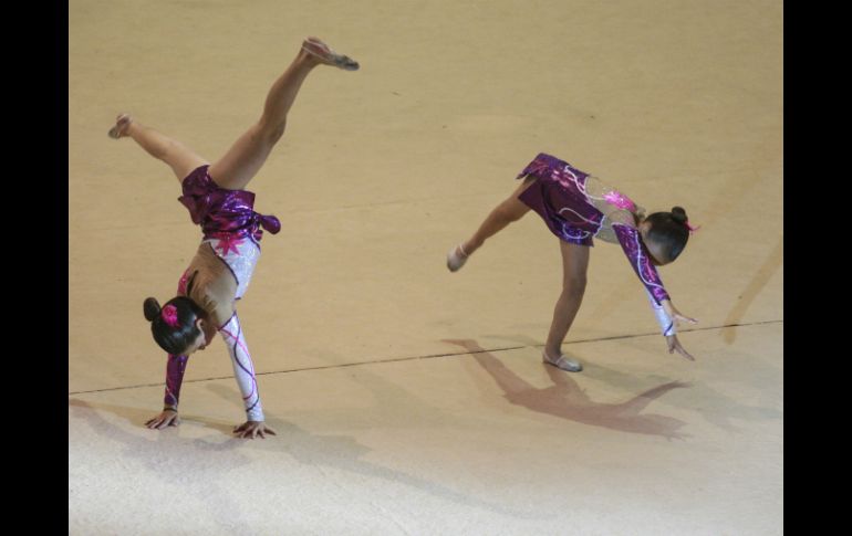 El torneo congrega a pequeñas gimnastas de diferentes estados de la República. EL INFORMADOR / F. Atilano