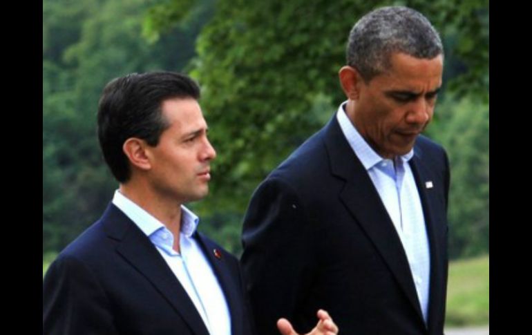 La del 6 de enero será la primera reunión entre Peña y Obama, luego de que el mandatario de EU anunciara el alivio migratorio. NTX / ARCHIVO