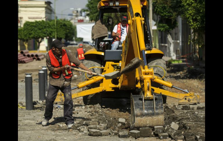 Las obras que se iniciaron el pasado mes de septiembre en el barrio de Analco, quedarán terminadas hasta finales de enero. EL INFORMADOR / ARCHIVO