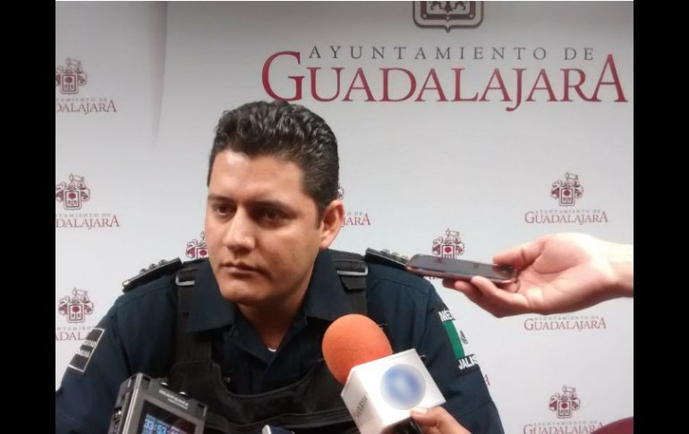 Juan Pablo Sánchez informa que se reforzará la presencia policíaca con elementos en moto, bicicleta y patrulla. EL INFORMADOR /