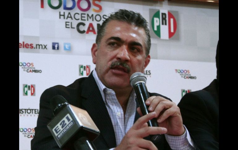 El presidente del PRI Hugo Contreras también aseguró que no existe rupturas en el partido. EL INFORMADOR / ARCHIVO