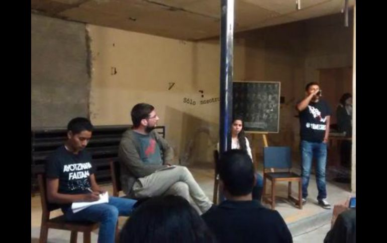 Estudiantes de la normal de Atequiza y Ayotzinapa se reunieron para hablar sobre los conflictos del país. EL INFORMADOR / V. Meléndez