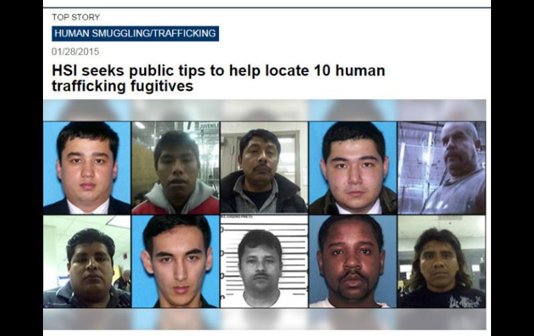 Ahora estamos solicitando al público que nos ayude a llevar a estos fugitivos ante la justicia, agregó Sara Saldaña, titular de ICE ESPECIAL / ice.gov