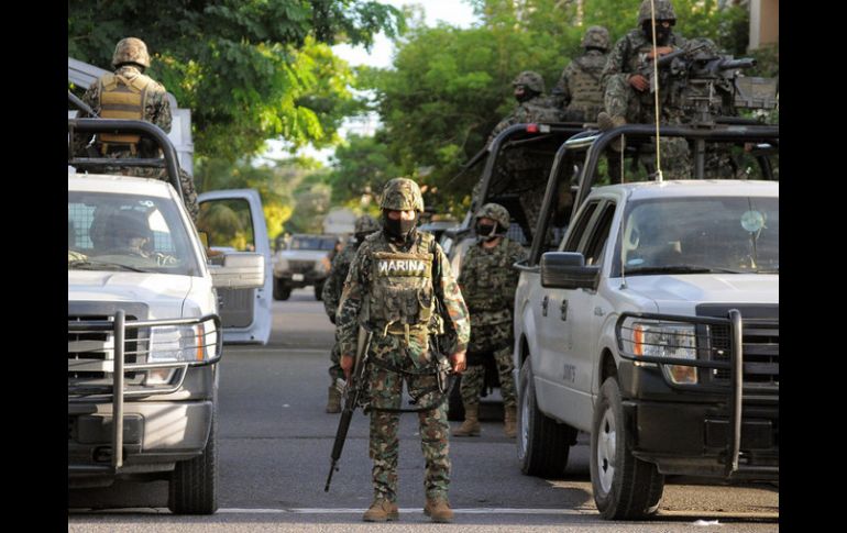 Elementos de la Marina realizaban patrullaje de vigilancia cuando son atacados por civiles armados. EL INFORMADOR / ARCHIVO