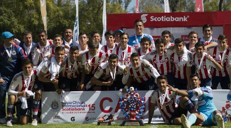El equipo de las Chivas se mostró contento y satisfecho por su participación en la Copa. EL INFORMADOR / J. Mendoza