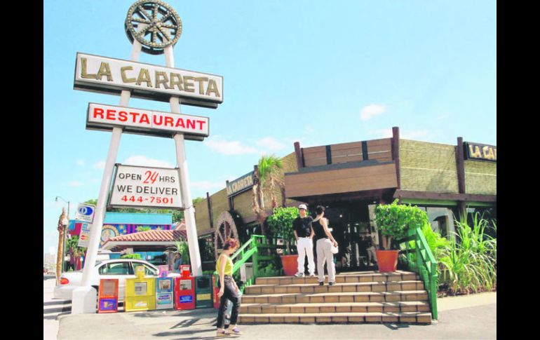 El restaurant 'La Carreta', es uno de los ejemplos de expansión de empresas de cubanos radicados en la Unión Americana. NTX /
