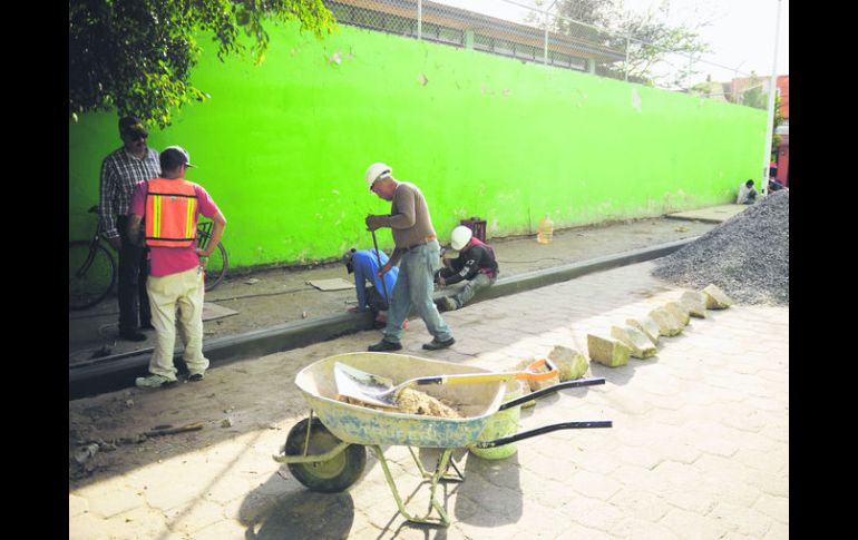 PREPARATIVOS. En Zapopan ya se están construyendo las estaciones para las bicicletas. EL INFORMADOR / J. Mendoza