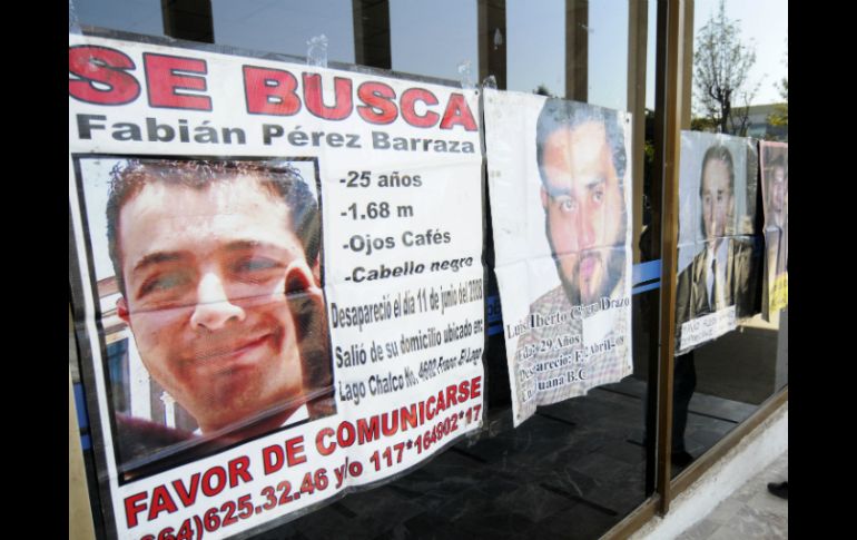Se dieron a conocer 18 recomendaciones al Gobierno mexicano para atender los casos de desaparición forzada. EL INFORMADOR / ARCHIVO