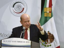 José Miguel Insulza señala que México no ha perdido su papel como promotor de paz. AFP / A. Estrella