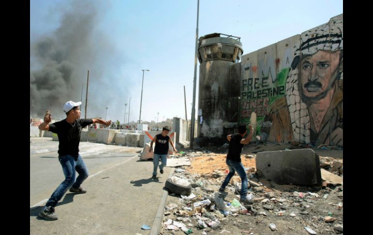 Varios adolescentes palestinos fueron detenidos por lanzar piedras. NTX / ARCHIVO