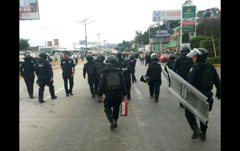 Seguridad Pública envía a cientos de uniformador para resguardar el lugar. SUN / ARCHIVO