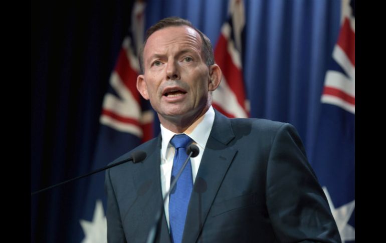 El primer ministro australiano, Tony Abbott anuncia que buscarán cambiar las leyes de inmigración y ciudadanía. EFE /