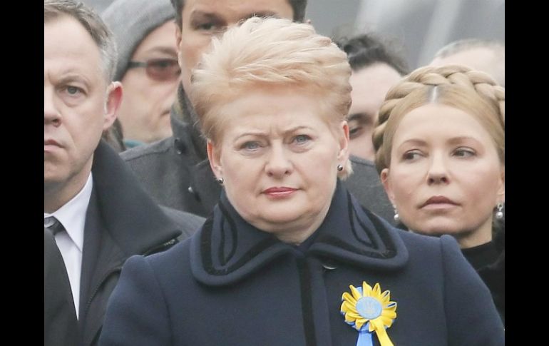 La presidenta Dalia Grybauskaite afirma que el contexto geopolítico actual requiere una aceleración del reclutamiento militar. EFE / S. Dolzhenko