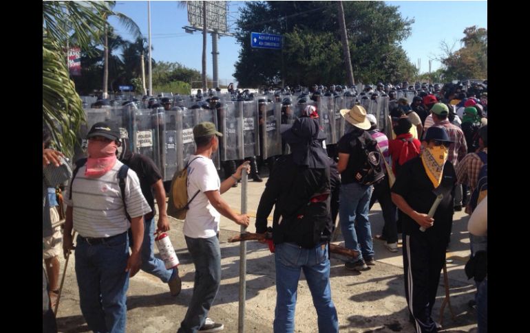 Las movilizaciones en Guererro el día del martes se debieron al incumplimiento de Gobernación, SEP y la Secretaría de Hacienda. SUN / ARCHIVO