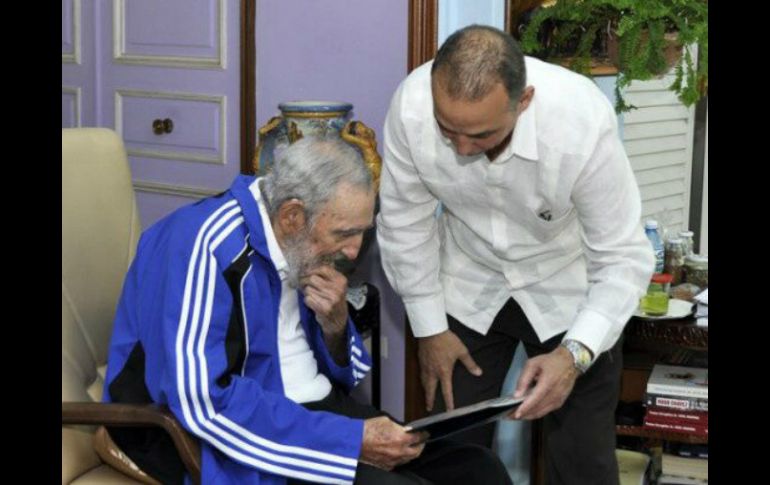 Fidel estuvo en casa de Revuelta y desde ahí mantuvieron una relación. EFE / Estudios Revolución
