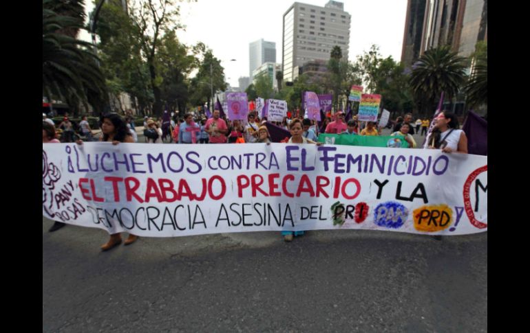 Varias de las manifestaciones fueron encabezadas por las madres de los normalistas desaparecidos. SUN / J. Cabrera