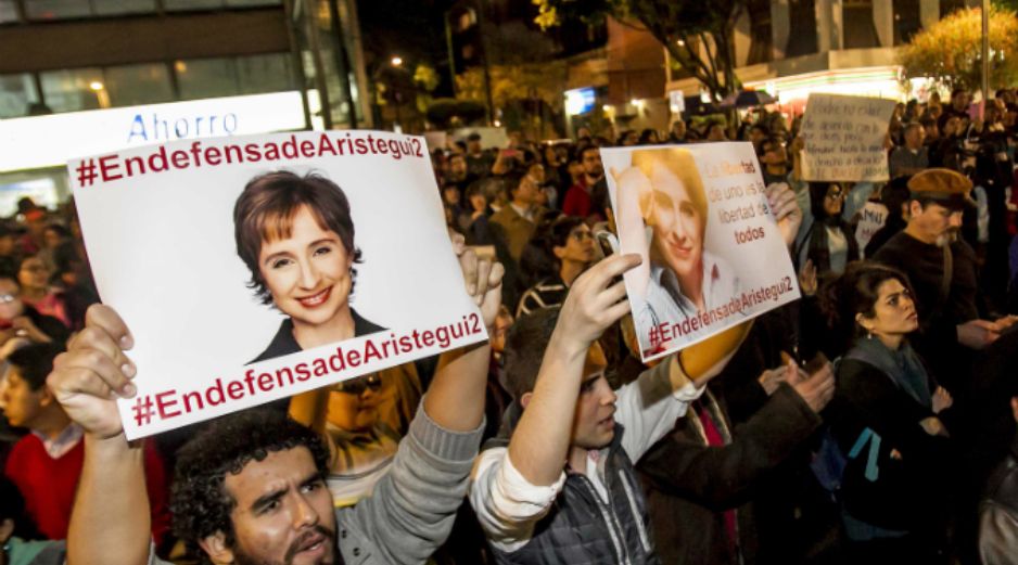 El escrito reconoce que la periodista Carmen Aristegui se ha convertido en una figura con casi un ''estatus de culto''. SUN / Y. Xolalpa