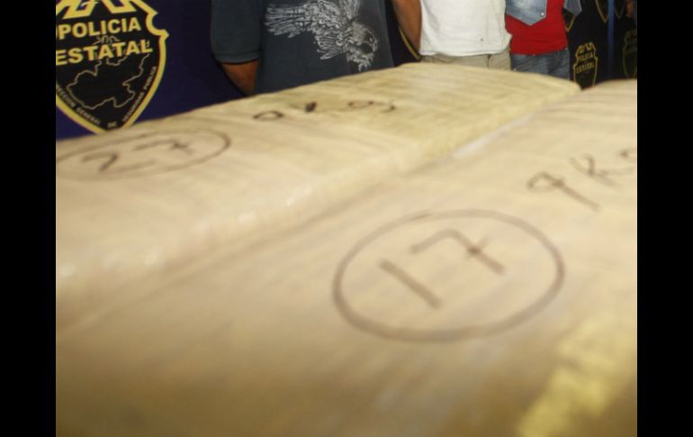 El narcótico asegurado quedó a disposición del Representante Social de la Federación. EL INFORMADOR / ARCHIVO
