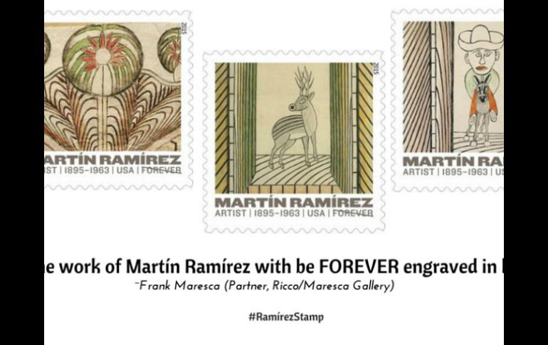 La edición limitada 'Forever' consiste en cinco sellos postales del Servicio Postal de EU. TWITTER / @USPS