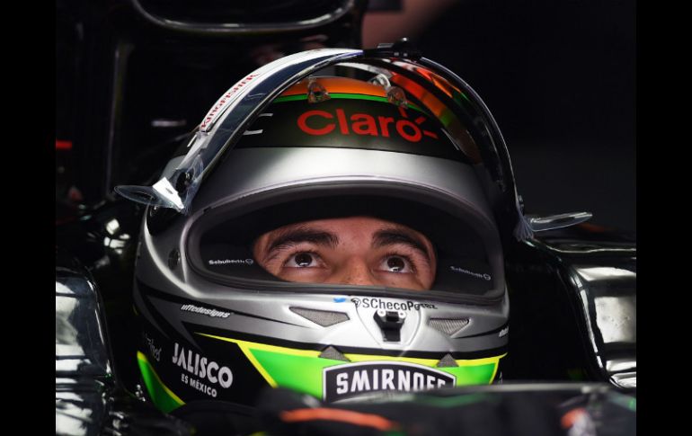 Sergio Pérez finalizó décimo en el primer Gran Premio de la temporada de 2015, el de Australia, con lo que pudo sumar un punto. AFP / G. Baker