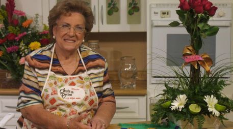Por casi 50 años, la señora Zárate se mantuvo al frente de ''Hasta la Cocina'', emisión de Televisa Guadalajara. EL INFORMADOR / ARCHIVO